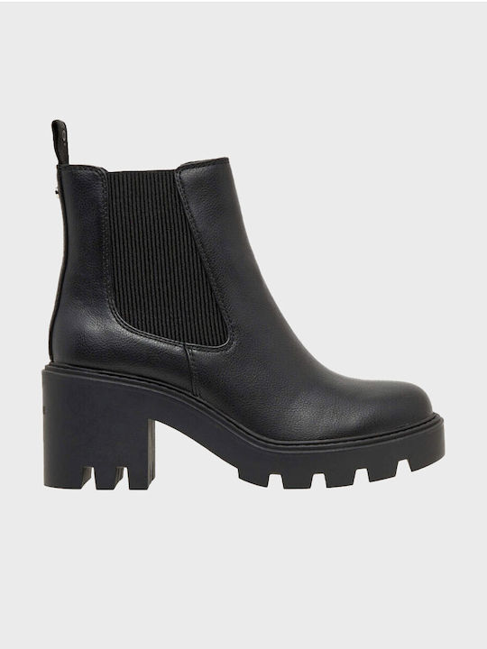 Bianco Damen Chelsea Stiefeletten Schwarz