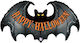 Μπαλόνι Jumbo Halloween Πορτοκαλί Νυχτερίδα 95εκ.