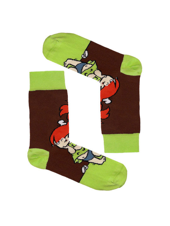 Wonder Socks Κάλτσες Καφέ