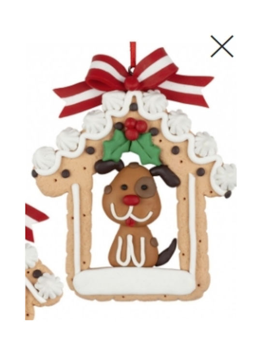 Christmas House Ornament Brown