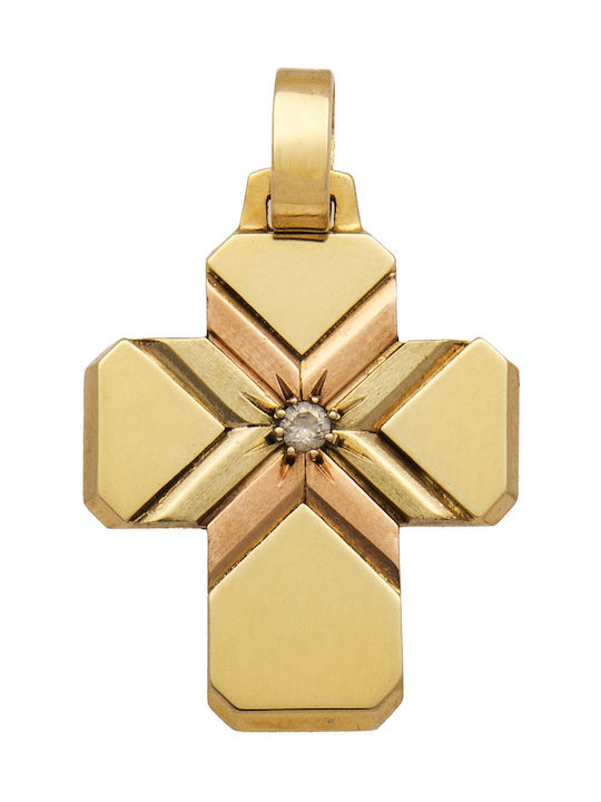 Mertzios.gr Gold Kreuz 14K