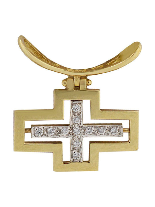 Mertzios.gr Gold Cross 14K