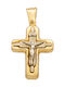 Mertzios.gr Gold Cross 14K with the Crucified