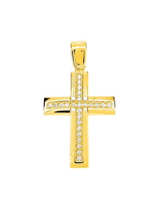 Damen Gold Kreuz 9K