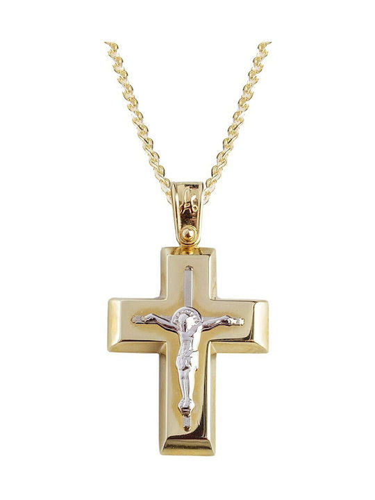 Gold Cross 14K with the Crucified