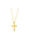 Gold Kreuz 14K mit Kette