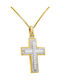 Women's Gold Cross 14K with Chain