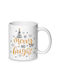 Merry Christmas Mug Ceramic White 1pcs