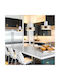 Viokef Lithos Pendant Light White Rail 200x215x21.5cm
