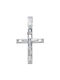 Xrisokosmima Men's White Gold Cross 14K