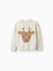 Zippy Kids Sweater Long Sleeve Ecru