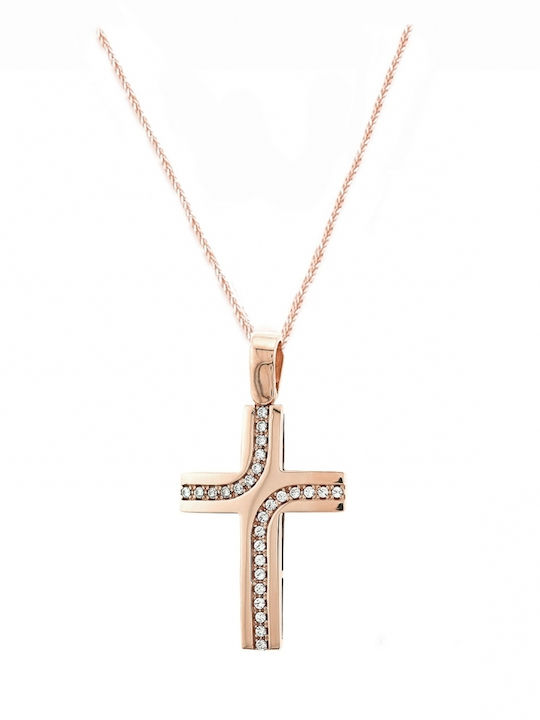 Art d or Damen Kreuz mit Kette