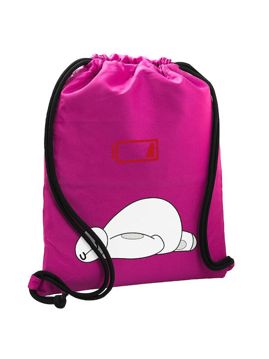 Koupakoupa Baymax Battery Low Gym Backpack Pink