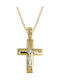 Gold Cross 14K with the Crucified