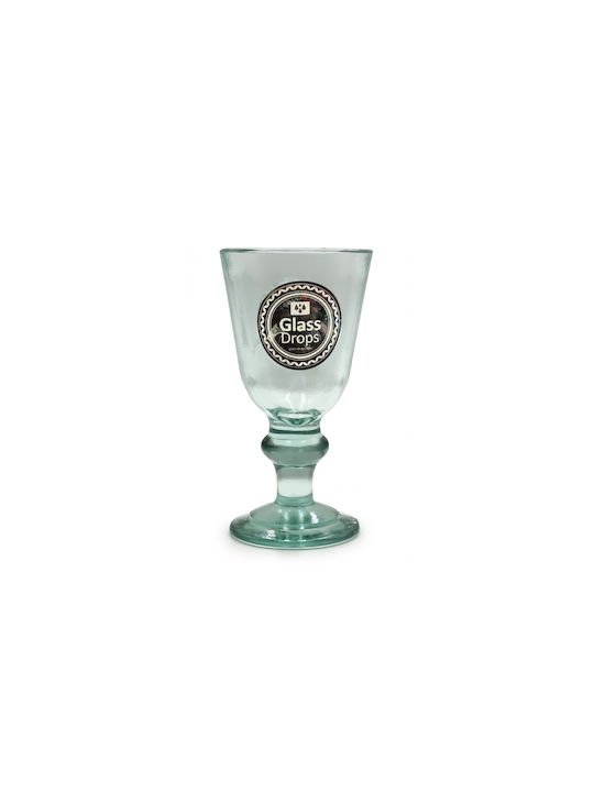 Glass Drops Glas Wasser aus Glas in Grün Farbe 200ml