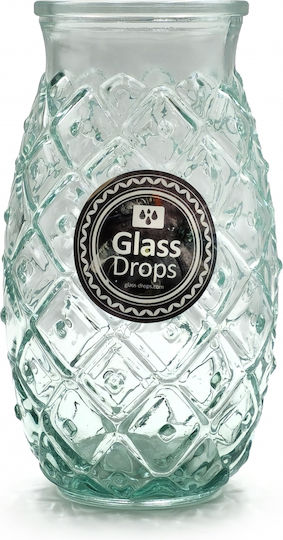 Glass Drops Glas Cocktail/Trinken aus Glas in Grün Farbe 700ml Glass Drops Glas Cocktail/Trinken aus Glas in Grün Farbe 700ml