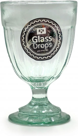 Glass Drops Glas Wasser aus Glas in Grün Farbe 250ml