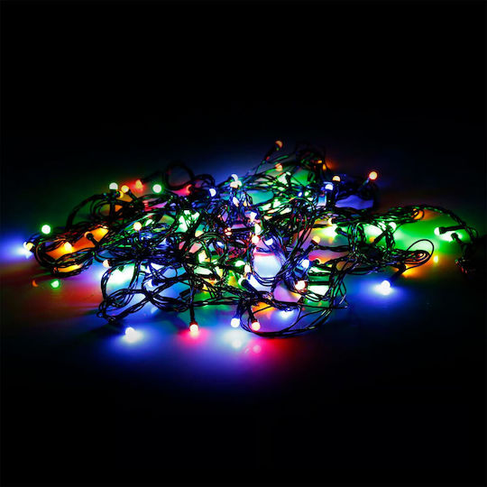 100 Lights LED 10m. Multicolor in String 1pcs