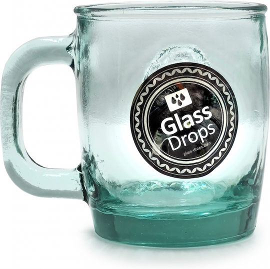 Glass Drops Μπουκάλι Νερού Γυάλινο με Βιδωτό Καπάκι Πράσινο 350ml Glass Drops Μπουκάλι Νερού Γυάλινο με Βιδωτό Καπάκι Πράσινο 350ml