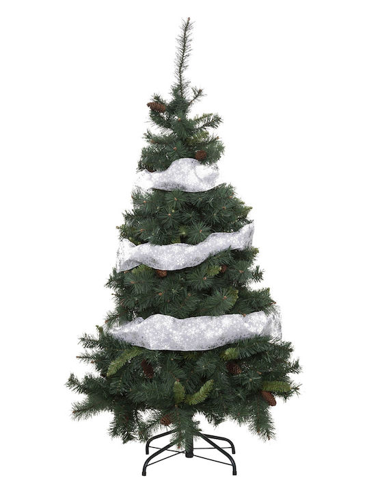Christmas Ribbon White 500x12cm 1pc