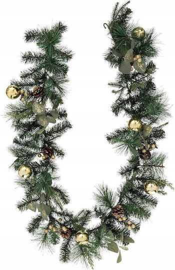 Atmosphera Christmas Garland As Nature Eucalyptus Decorated Plastic Green 200x20cm