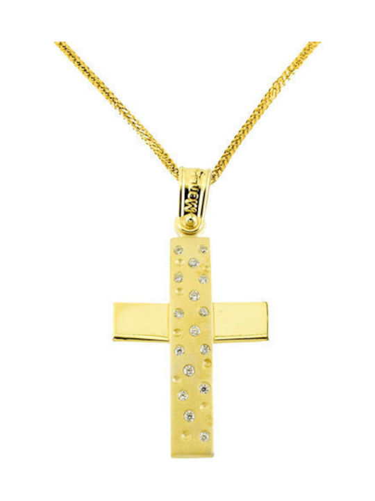 Women's Gold Cross 14K with Chain