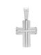 Vitopoulos Men's White Gold Cross 14K