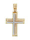 Vitopoulos Herren Gold Kreuz 14K