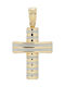 Vitopoulos Herren Gold Kreuz 14K