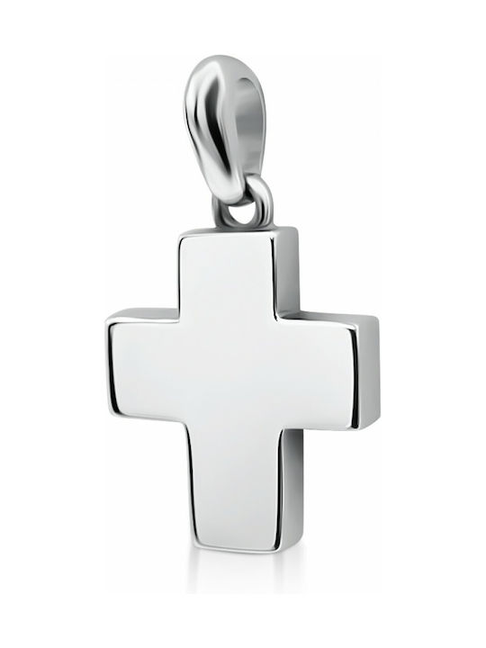 Chrilia White Gold Cross 14K