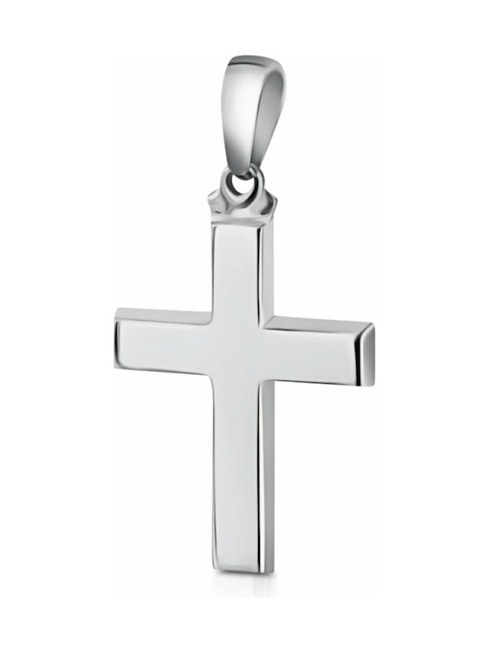 Chrilia White Gold Cross 14K