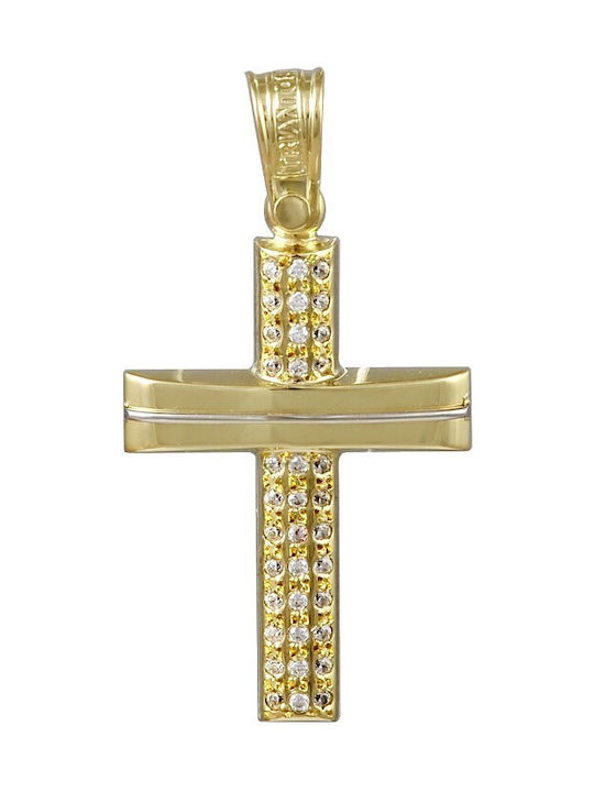 Femeiesc Aur Cruce 14K