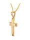 Q-Jewellery Women's Gold Cross 14K