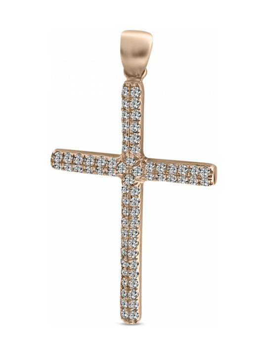 Chrilia Roségold Kreuz 18K