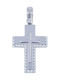 Savvidis White Gold Cross 14K with Chain