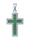 Savvidis White Gold Cross 14K with Chain