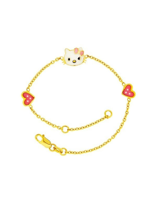 Xrisokosmima Kinderarmband aus Gold 14K