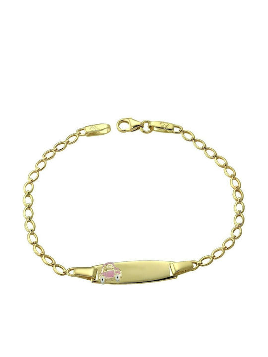 Katsigiannis Kids Bracelet ID from Gold 9K