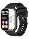 3Guys 45mm Smartwatch with Heart Rate Monitor (Black)