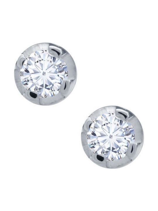 Savvidis Earrings made of Platinum with Diamond