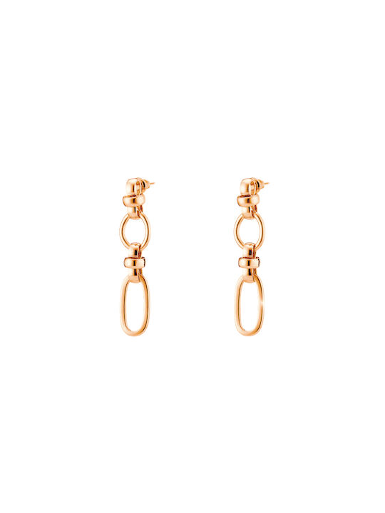 Oxette Earrings Hoops Gold Plated