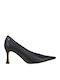 Leder Pumps Schwarz