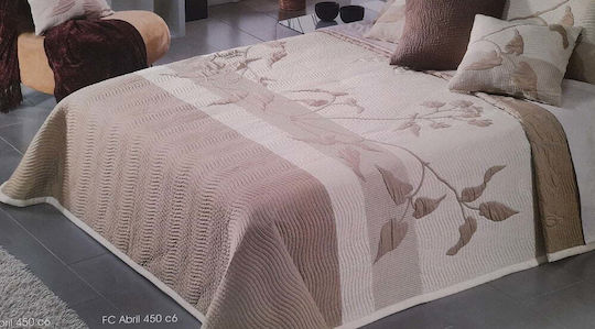 Manterol Casa Abril Cuvertură Extra-dublu din Bumbac & Poliester 450 235x270cm