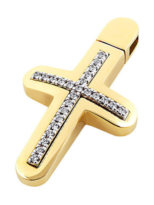 Iris Jewerly Damen Gold Kreuz 14K