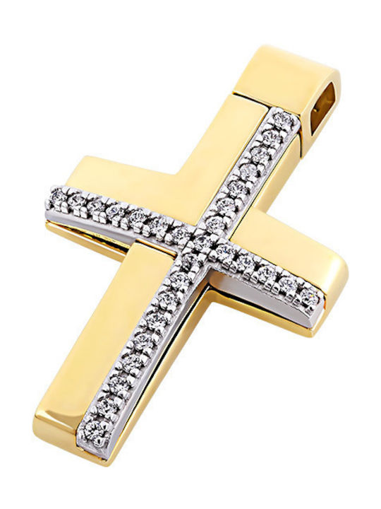 Iris Jewerly Damen Gold Kreuz 14K