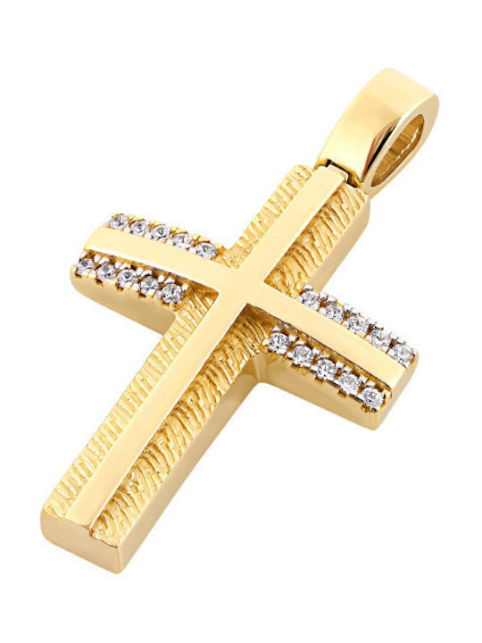 Iris Jewerly Women's Gold Cross 14K