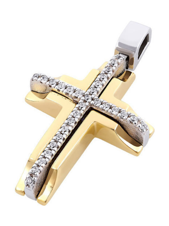 Iris Jewerly Damen Gold Kreuz 14K