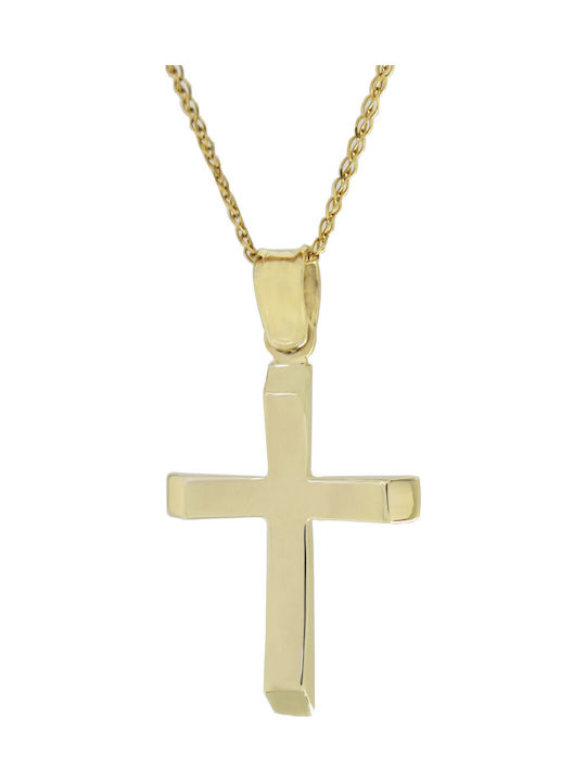 Katsigiannis Herren Gold Kreuz 14K