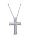 Savvidis White Gold Cross 18K