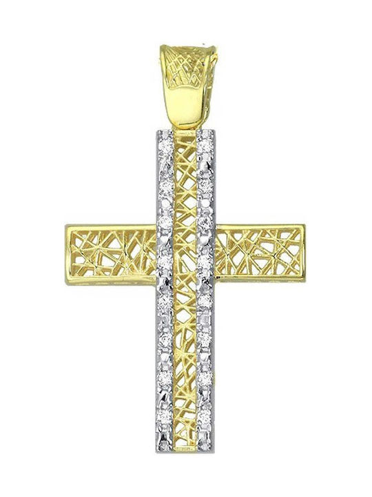 Savvidis Gold Cross 14K with Chain